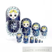 手工木質俄羅斯套娃 10層中國風兒童玩具 女生可愛大娃娃 工藝擺飾
