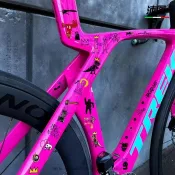 公路車橫樑上管前叉DIY貼紙巴斯奎特塗鴉風格瘋狂藝術貼紙畫