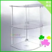 ☆水電材料王☆ 水晶三角置衣架 浴室 廚房 收納 精品 【P014】