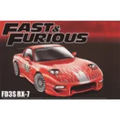 《預購2026/12》AOSHIMA 青島 1/24 WS-03 玩命關頭 FD3S RX-7 組裝模型