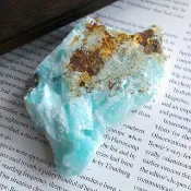 Blue Aragonite 雲南產地  藍文石 藍霰石 天然礦石 原礦