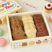 🌟臺灣現貨🌟可愛小熊🐻抱抱小兔🐰開心吐司餅乾模具 糖霜 餅乾模具 立體餅乾模具 法式甜點餅乾模1組3入 親子DIY