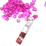 【塔克百貨】玫瑰花瓣 禮炮 禮花 玫瑰拉炮 / 30公分 5入 / 空氣炮 安全拉炮 彩花炮 氣壓式彩帶 玫瑰花 花瓣