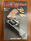 LS 全新未組裝 M586 左輪 絕版 1:1 塑膠BB彈模型槍 marui tanaka marushin 可參考