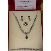 現貨💗全新Asialux 雅姿曼 雙采珍貝晶鑽套組 項鍊 耳環 戒指 手鍊組合