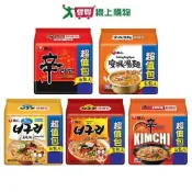 愛買線上購物 農心超值包袋麵系列(辛拉麵/安城湯麵/爽口海鮮味烏龍/香辣海鮮味烏龍/辛辣白菜風味拉麵)(5包入/袋)【愛買】