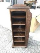 台中☆可愛小舖家具☆田園鄉村風典雅純洗木色木製六層兩用鞋櫃鞋叉櫃角落方便收納置物 萬用櫃收納架促銷中 客廳開店房間臥室