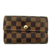 【DOKODEMO】【二手】LOUIS VUITTON ) N63067 Portefeuille Alexandra Damier 三折錢包、零錢包、鈔票夾，ブラウン
