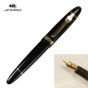 金豪豪華 159 鋼筆 Flex Nib 高品質金屬墨水筆用於辦公學校用品文具筆用於書寫