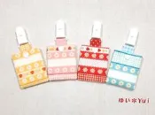 唯小伊手作＊草莓花花＊平安符袋/護身符袋/香火袋＊可愛＊客製