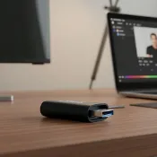 USB HDMI 擷取卡 4K 輸入轉 1080p 輸出,適用於遊戲、相機、影片串流