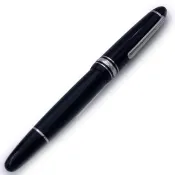 【MONTBLANC 萬寶龍】萬寶龍大師傑作（大班）系列鍍鉑金 LeGrand 鋼珠筆(P162 LEGRAND 132451)
