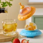 【可重複使用】飛碟冰球模具圓球食品級硅膠制威士忌球形冰格家用冰盒凍冰塊神器冰球模具 製冰球模 硅膠冰球 冰塊模