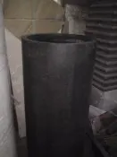 【森紅園藝資材】1尺5 水泥花盆(造景水磨石材質)圓長形 白/黑 PS.植草磚.平板磚.塑膠花盆