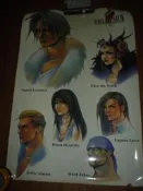 太空戰士8海報 (史克爾&魔女&賽法&莉諾雅&拉格納&瓦德)