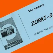 ZORKI-S 蘇聯徠卡複製 35 毫米底片相機英文手冊說明書說明書