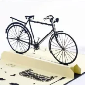 現貨 - 立體造型 復古腳踏車 卡片賀卡 生日卡 3D立體卡片