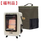 【福利品】韓國MAX 兩段式便攜卡式瓦斯暖爐(優雅白) MGH-300A
