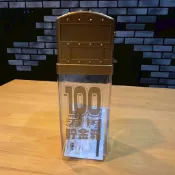◖七福◗ 台灣現貨｜日本遊藝場 100萬日元限定 存錢筒 儲金箱 帶鎖 大運金 第一桶金 260426