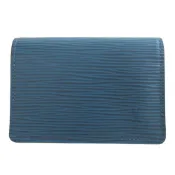 【DOKODEMO】狀況良好 Louis Vuitton Epi M60626 信封 Carte de Visite 藍色 Celeste 卡包 0834 [二手] LOUIS VUITTON