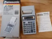 早期 Panasonic JE-715P 台灣製造的有紙印出掌上型計算機印表機