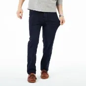 【NST JEANS】微刷色 彈性男重磅原色牛仔褲-中腰直筒(390-5947)