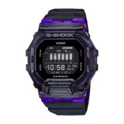 CASIO卡西歐 G-SHOCK海上戰士的藍牙魅力數位運動腕錶-黑紫-GBD-200SM-1A6