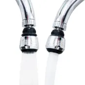 (店+)【蕉蕉購物】360度萬向二段式出水龍頭雙模式 防濺 節水器 起泡器 加壓 增壓 花灑 旋轉 廚房