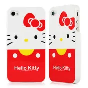 台北 NOVA實體門市 免運 Hello Kitty for iPhone 4保護殼-經典紅  藍 2色