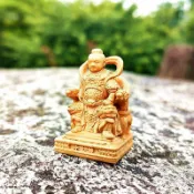 🌟臺灣熱賣🌟木雕哪吒三太子黃楊木雕刻家居招財精雕迷你神像太子爺中壇元帥 關聖帝君 中壇元帥 武財神 招財 招財擺飾