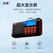 【渴議價】樂果R809藍牙收音機漢字檔案夾歌詞顯示錄音鎖鍵盤音箱渴插卡