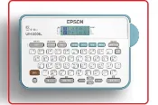 賣電腦 EPSON LW-K200BL 靈活輕巧，海洋微風款標籤機(只能裝電池)**隨機內附 LK 12mm 白底黑字 防水標籤帶**