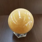10cm 時來運轉專用 黃玉 滾球 開發票【鶯歌台龍陶瓷】招財 MIT 手拉坏 送禮 聚財 開運 天然 玉石 財位