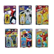 全新現貨 Marvel Legends 漫威 經典復古吊卡 3.75吋 鋼鐵人 初版蜘蛛人 火焰星 月光騎士 美隊 6款