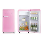 (店+)【SAMPO 聲寶】( SR-C10/P ) 99公升 歐風美型單門冰箱-粉彩紅