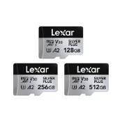 Lexar 雷克沙 SILVER PLUS microSDXC 128GB 256GB 512GB 記憶卡 公司貨