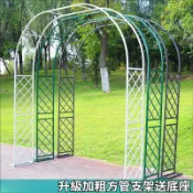免運⭐統編 歐式爬藤花架 拱門造型支架 網格爬藤支撐架 花園拱形門架 月季花固定架 攀爬植物架 氣球佈置架子 園藝造景架