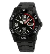 【馳行潮品館】SEIKO WATCH 潛水夫全制 IP黑離子電鍍自動上鍊機械腕錶 型號：SNZJ01J1