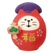 日本 DECOLE Concombre 福物屋系列公仔/ 福貓達摩/ 大黑 eslite誠品