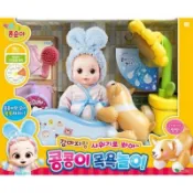 🎉現貨🎉可超取🇰🇷韓國境內版 （新款）小荳子 可可 洗澡 沐浴 蓮蓬頭 小狗 泡泡浴 妹妹泡泡浴組 新版本
