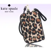 🎁剛抵台💘最新款🤩限時特價😱kate spade NEW YORK KS 豹紋 掛脖 ID夾 識別證 證件夾 證件套
