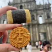 ✨臺灣出貨✨【太逼真了】澳門杏仁餅鳳凰卷仿真食物冰箱貼