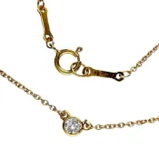 【DOKODEMO】TIFFANY&Co./Tiffany & Co. 按碼出售鑽石項鍊（約0.08克拉）K18金 1.7克 41厘米 女士 [二手]
