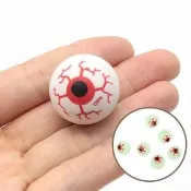 【六分埔禮品】萬聖節道具假眼球-6入(萬聖節擺飾道具派對鬼屋佈置假眼珠裝飾)