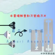 ▶青森水族◀羨魚 AQUAPRO 刮刀替換 不銹鋼 不鏽鋼刮刀 除藻刀 替換刀片 【窄版、寬板】
