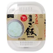 小禮堂 KOKUBO 微波白飯保鮮盒 (白款)