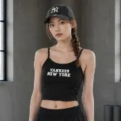 【MLB】女版抗UV運動背心 Bra Top 紐約洋基隊(3FTKBA543-50BKS)