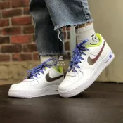 【逢甲FUZZY】Nike Air Force 1 變色勾 雷射勾 漸層勾 特殊鞋帶 DQ7767-100