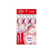 【Colgate 高露潔】天然淨蓮牙刷3入(軟毛牙刷/深層潔淨)