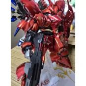 〔完成品〕RG Sazabi 沙薩比 電鍍紅配色